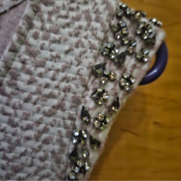 Free People Sleeveless Beaded Cutout Back Skater Dress in Tan - Picture 5 of 8